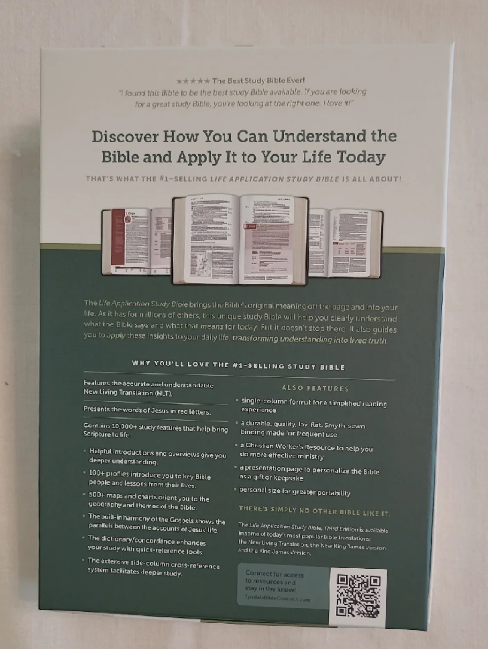 DaySpring Life Application Study Bible - Purple - Picture 4 of 4
